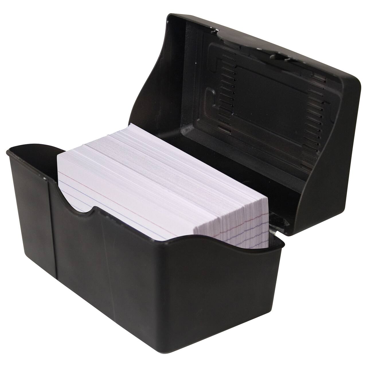 Innovative Storage Designs Black Index Card Holder
